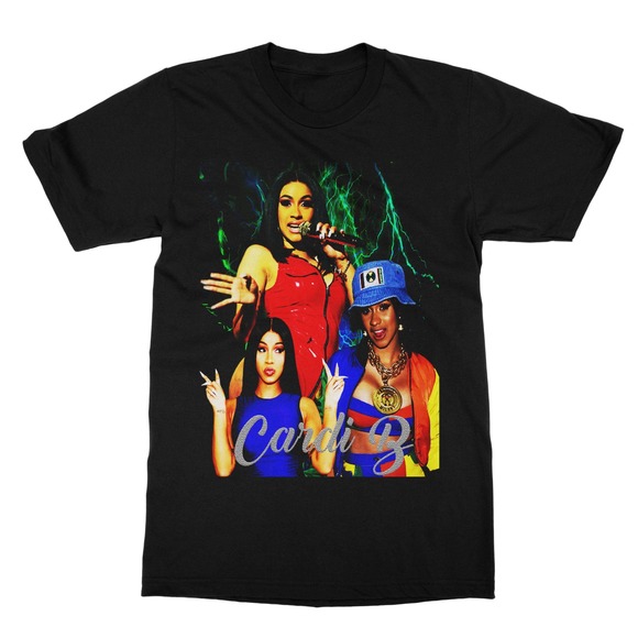 Gildan Tops - Vintage Style Cardi B Unisex T Shirt